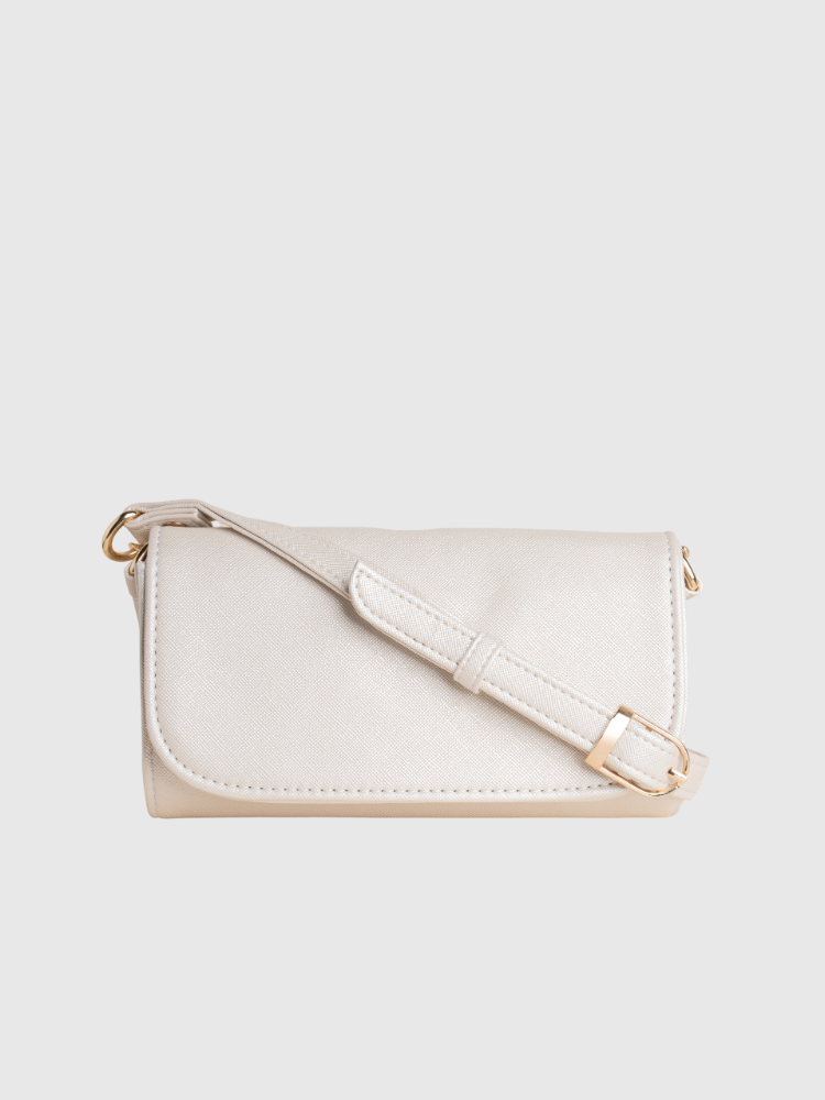 Pearl White Aurelia Luxe Sling