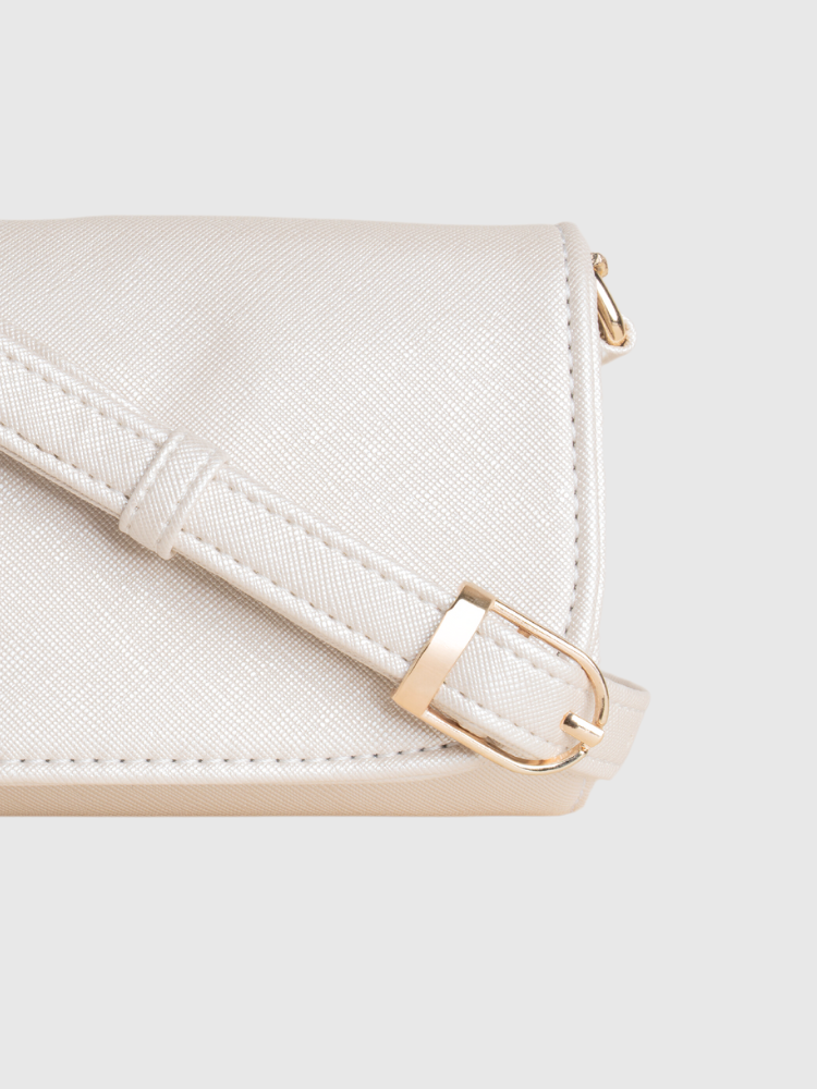 Pearl White Aurelia Luxe Sling