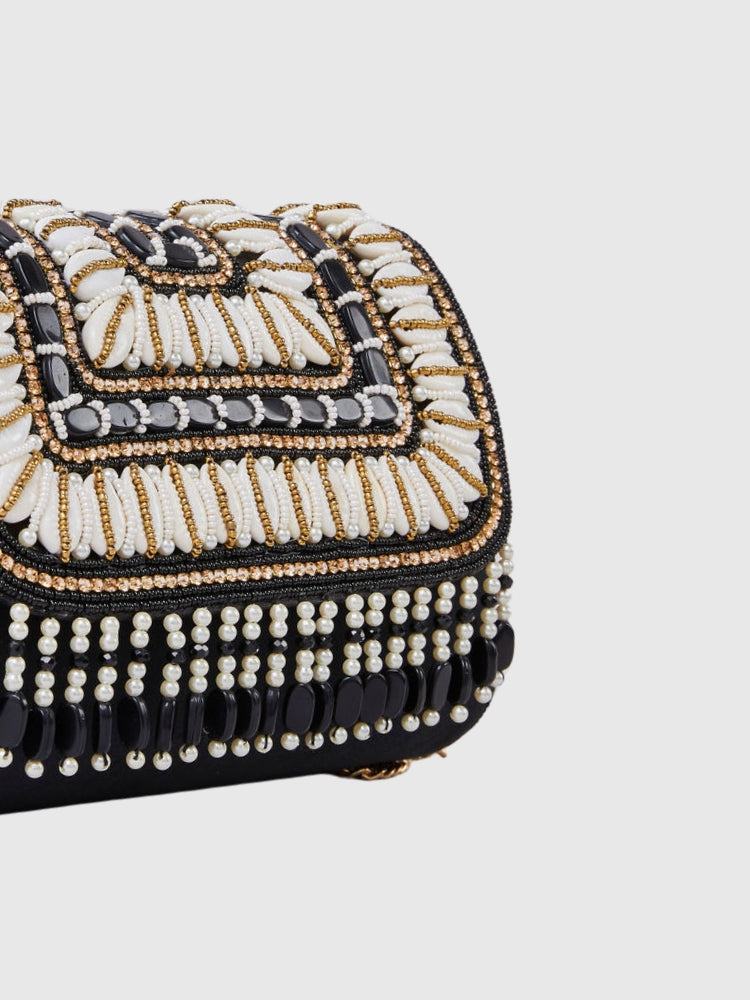 Ethnic - Black Handwork Sling Bag