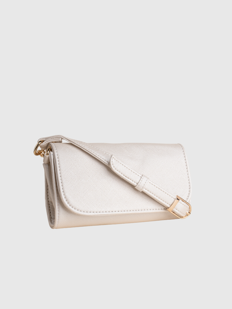 Pearl White Aurelia Luxe Sling