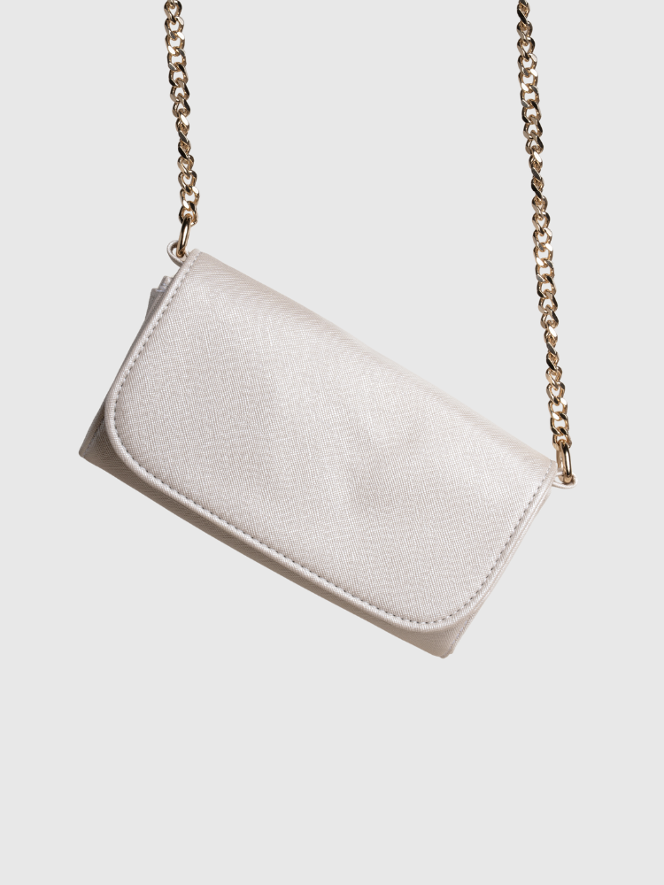 Pearl White Aurelia Luxe Sling