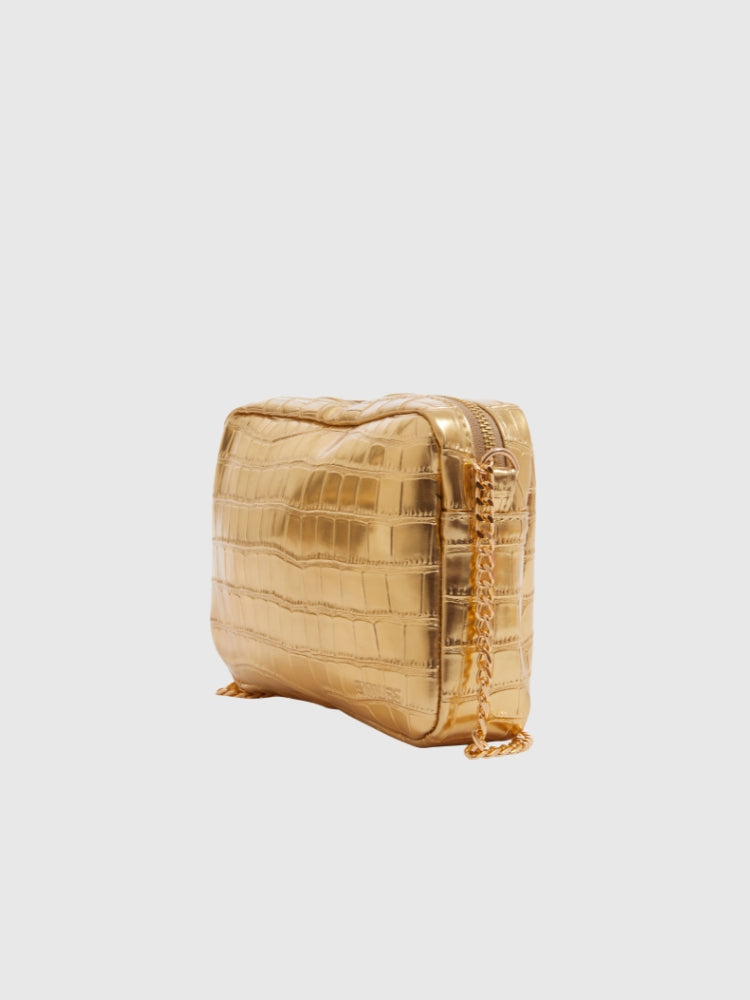 Gold Croco PU leather Party Sling Bag (Limited Edition)