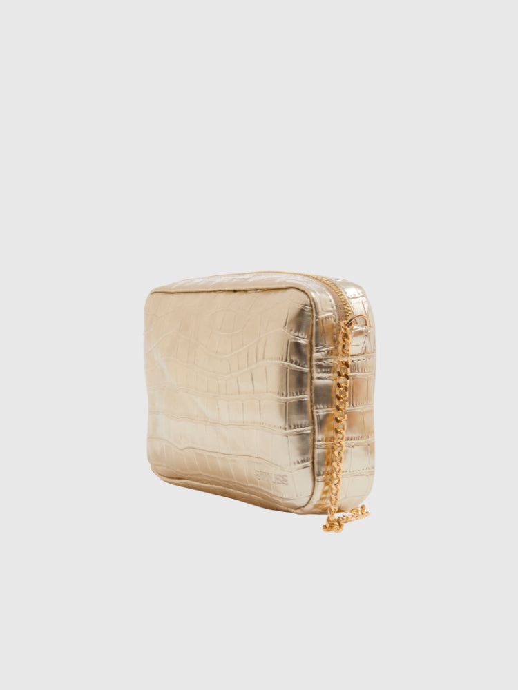 Light Gold Croco PU leather Party Sling Bag (Limited Edition)