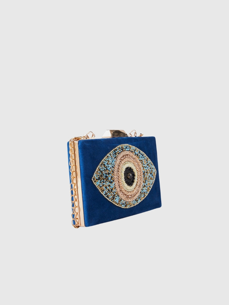 Evil Eye Blue Hand/Sling Bag