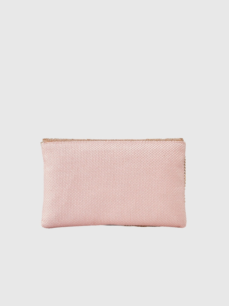 Ethnic - Peach Handwork Envelope Hand/Sling Bag