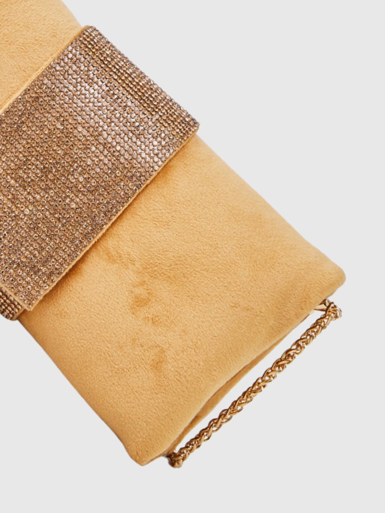 Ethnic - Beige Diamond Pouch/Sling Bag