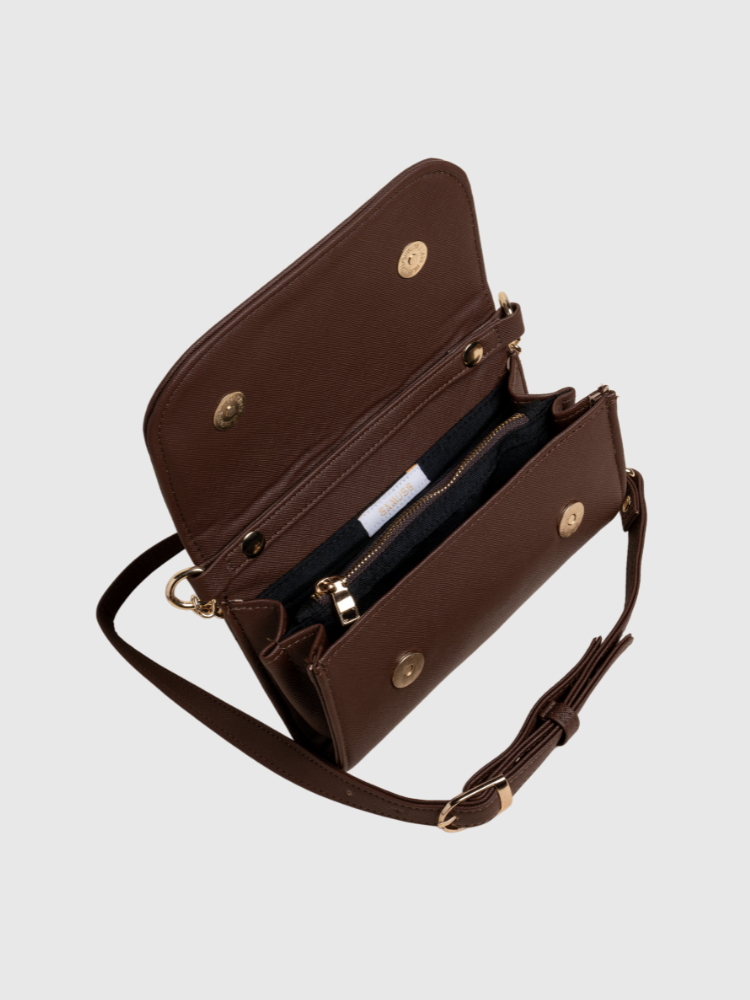 Walnut Brown Aurelia Luxe Sling