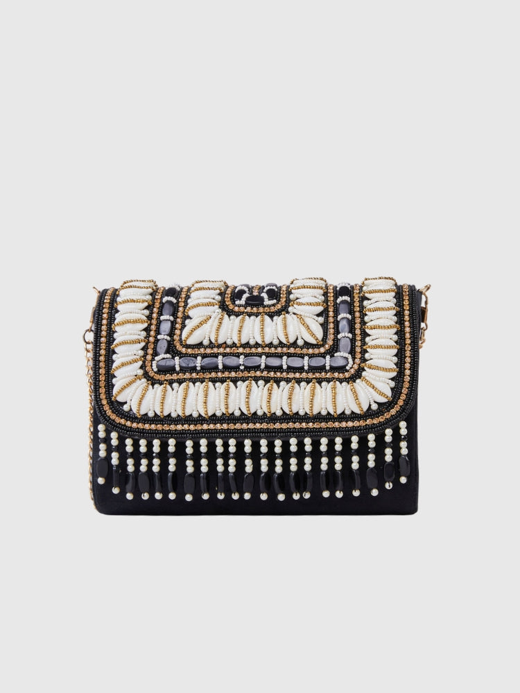 Ethnic - Black Handwork Sling Bag