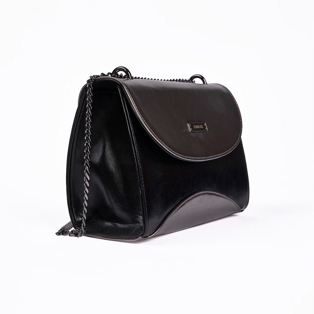 Casual Bag / Party - Gunmetal & Black