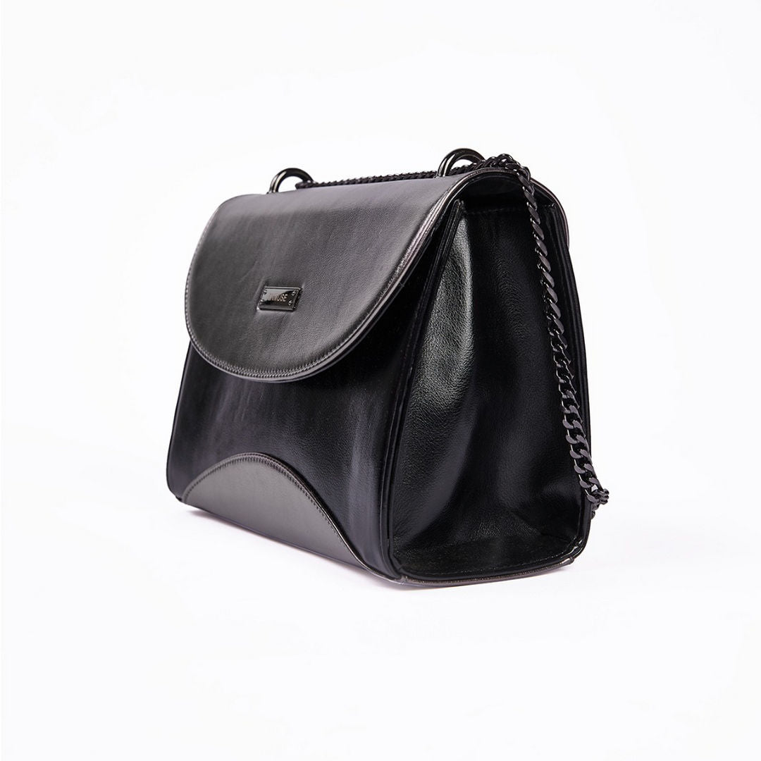 Casual Bag / Party - Gunmetal & Black